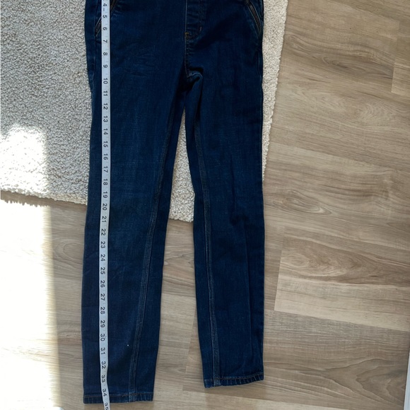 Free People Denim Skinny Overalls - Picture 9 of 10